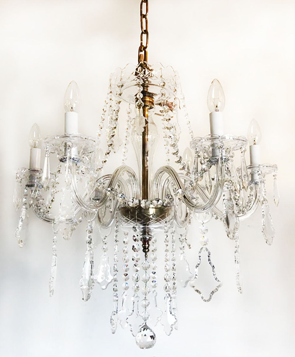 Bohemian Chandelier with Crystals