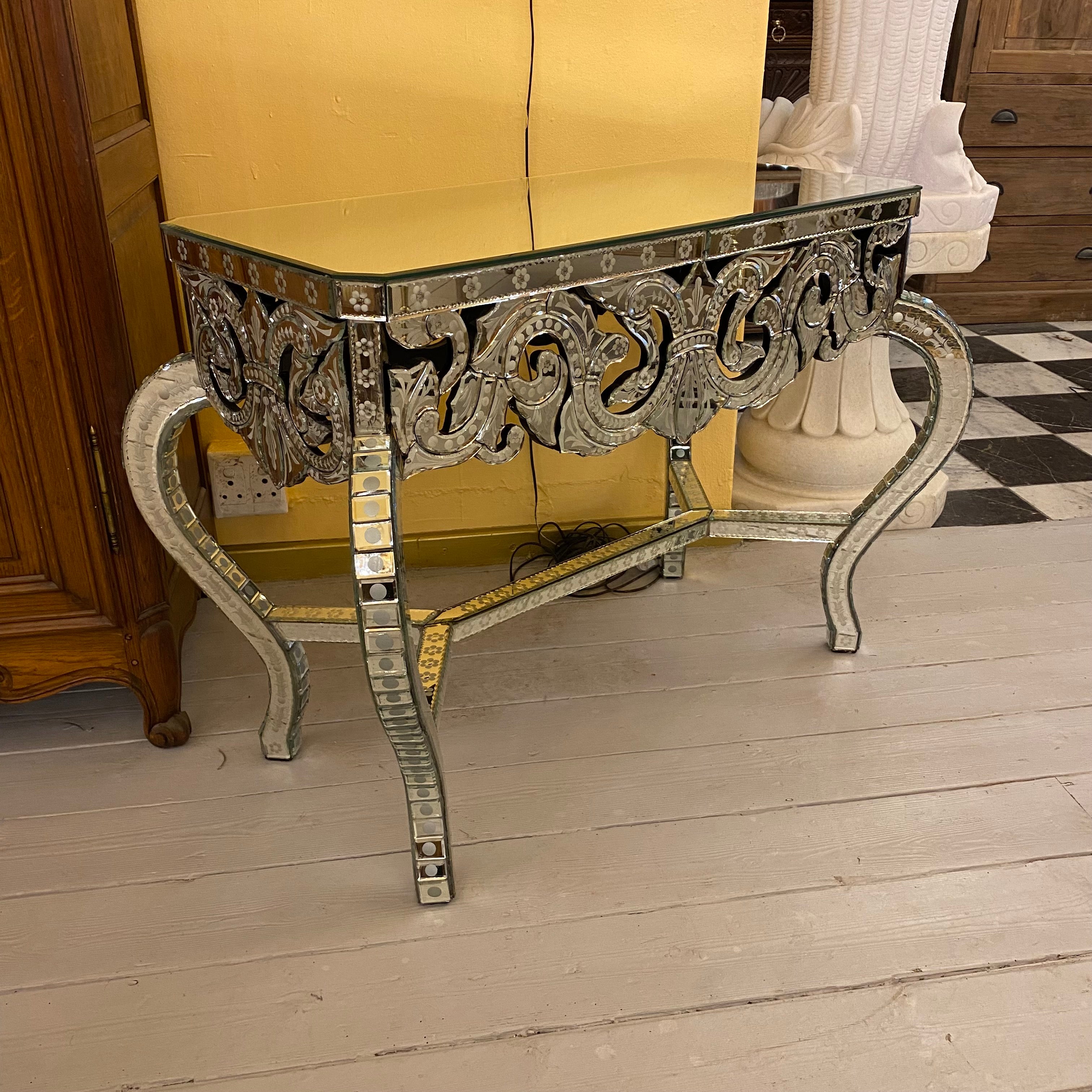 Venetian Style Console Table