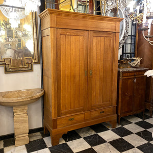 1930's Oak Wardrobe