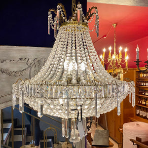 1930's Italian Neoclassical Chandelier