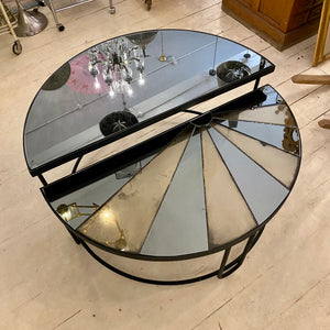 Aged Mirror Nestling Coffee Table