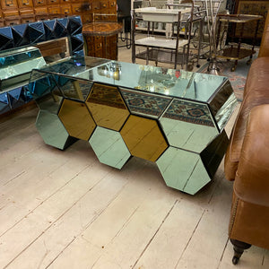 Contemporary Mirrored Console