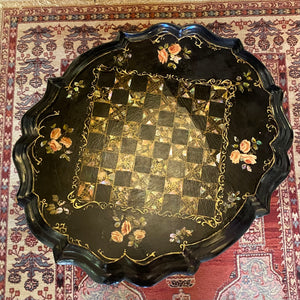 Antique Chinoiserie Games Table