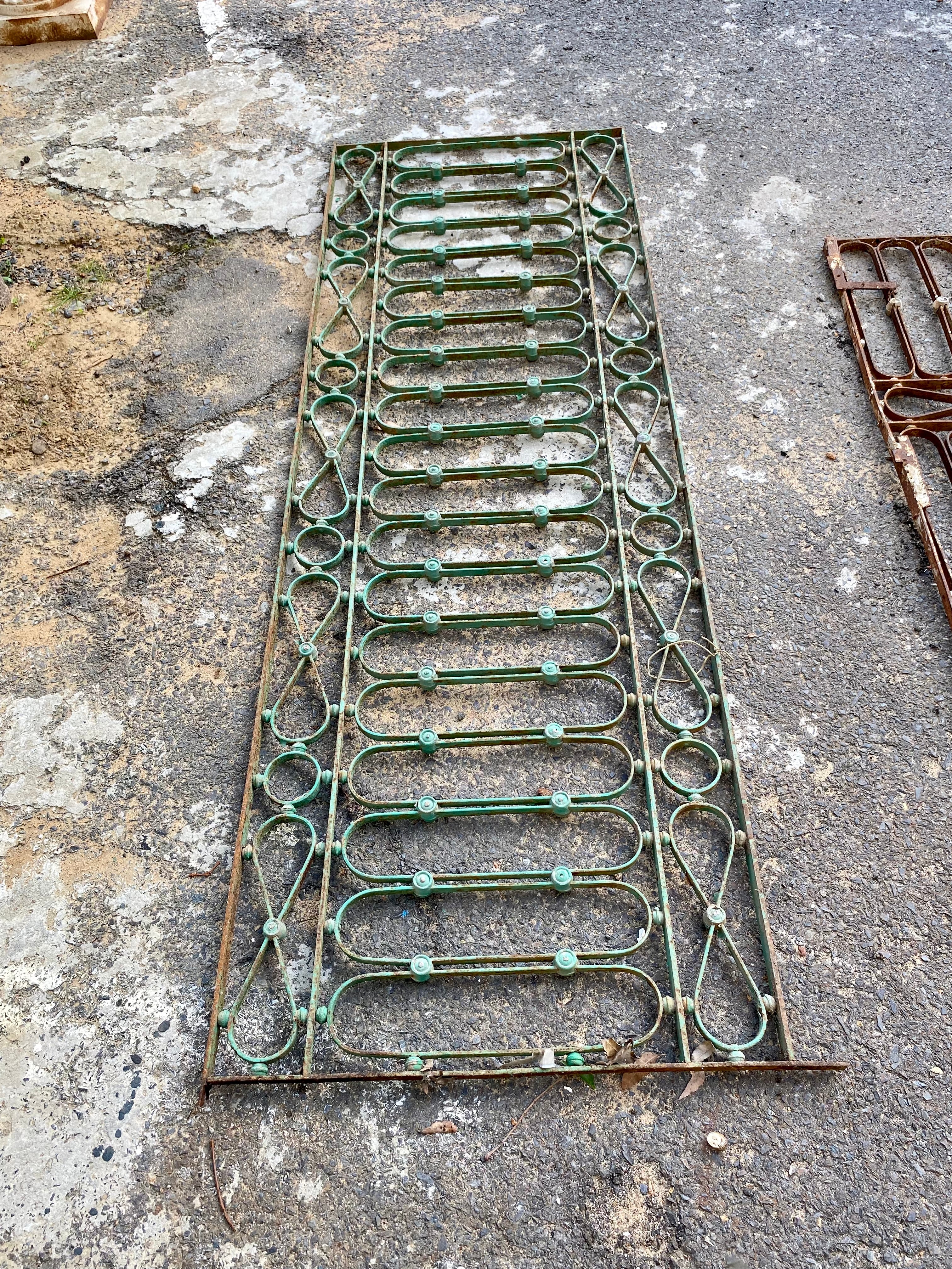 Heavy Forged Steel Balustrade With Lead Links