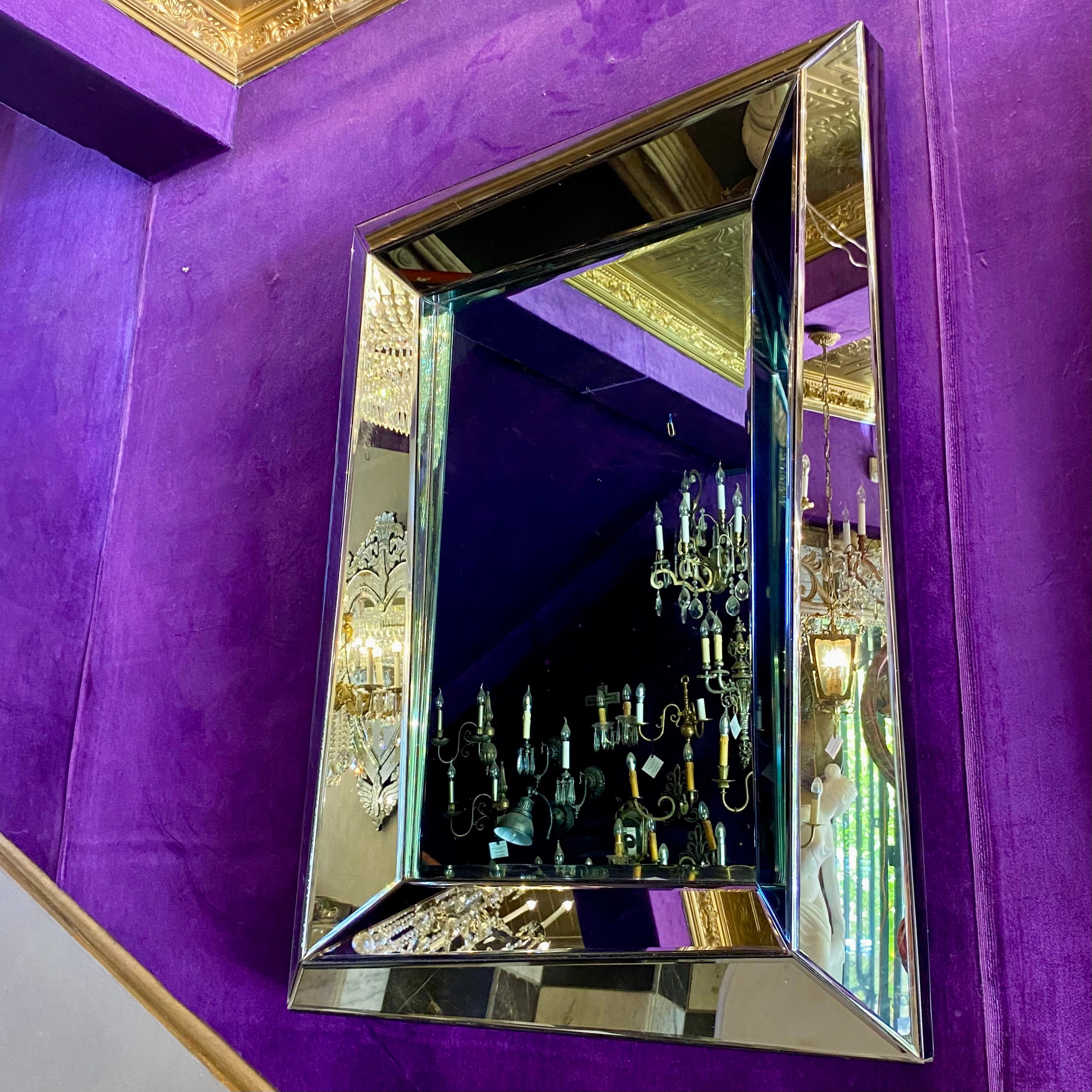 Super Contemporary Modernist Mirror