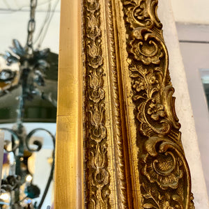 French Style Mirror with Beautiful Cast Detail