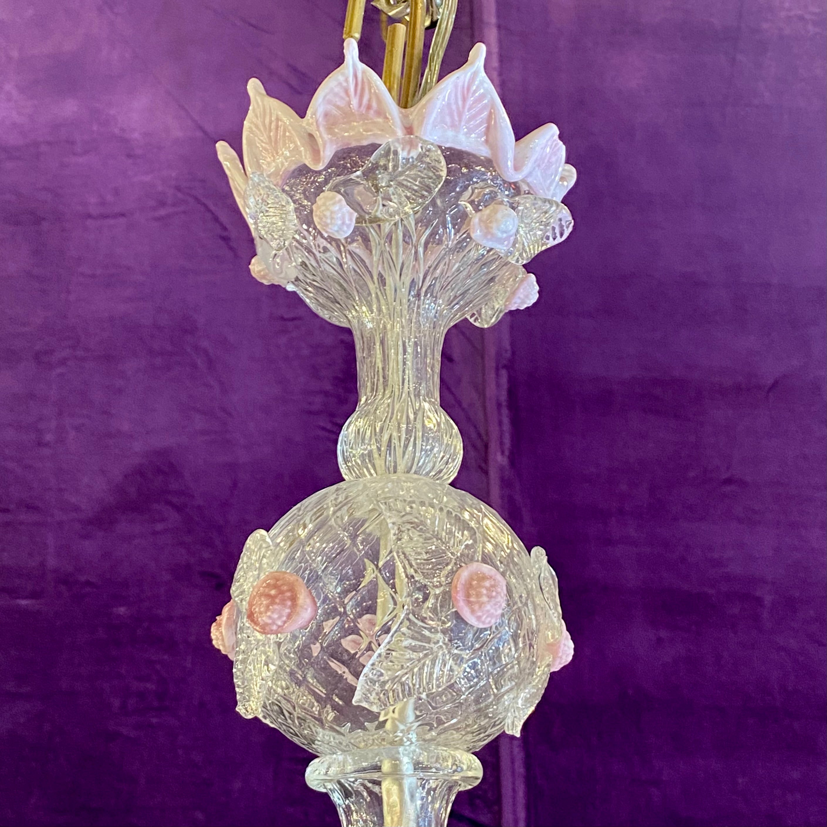 Antique Murano Glass Chandelier - SOLD