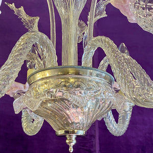 Antique Murano Glass Chandelier
