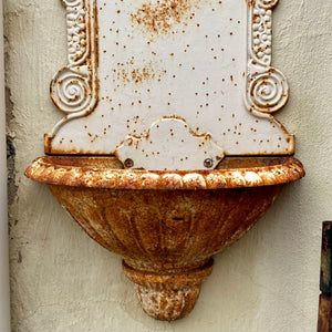 Cast Iron Wall Mounted Water Feature