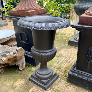 Small and Skinny Cast Iron Urn