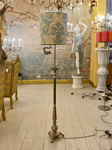 Antique Nickel Standing Lamp
