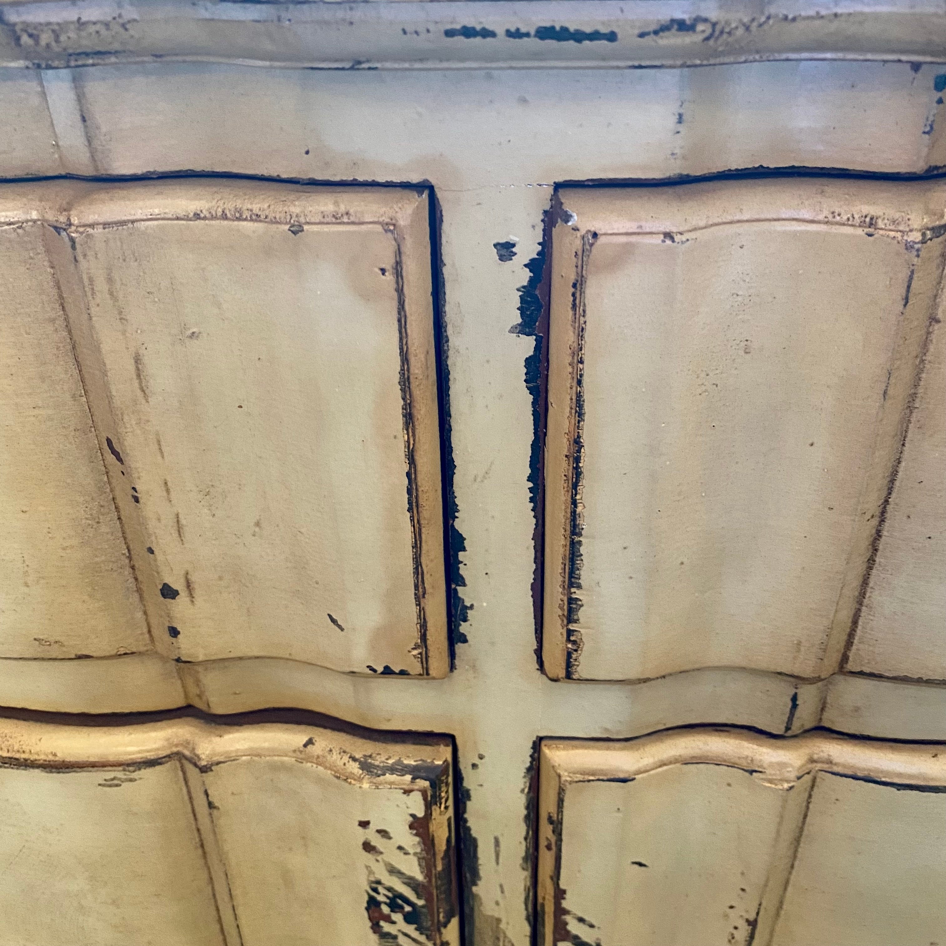 Distressed French Style Chest of Drawers