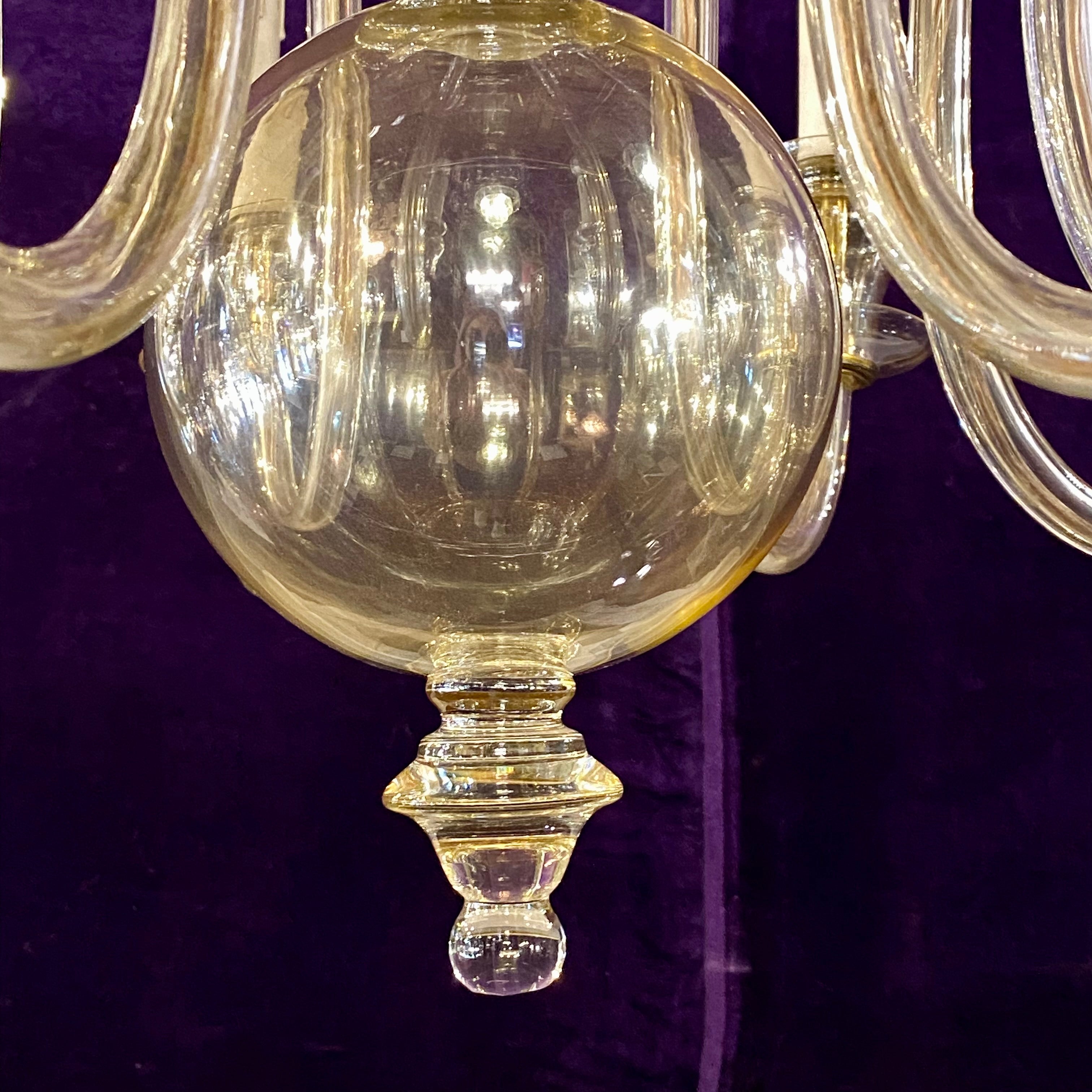 1960's Venetian Glass Chandelier