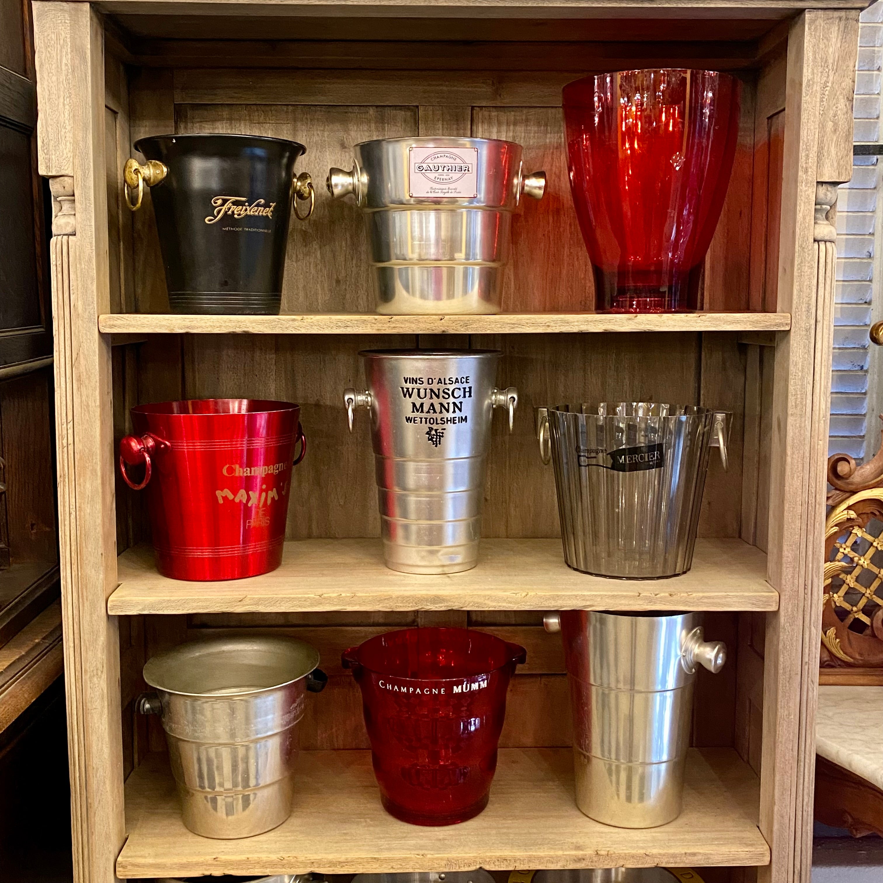 Assorted Vintage Champagne Buckets