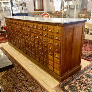 Vintage 1930's Oak Shop Cabinet