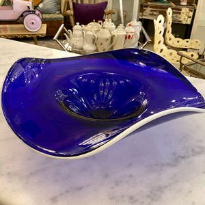 Cobalt Blue Glass Bowl