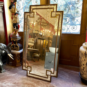 Aged Art Deco Inspired Mirror
