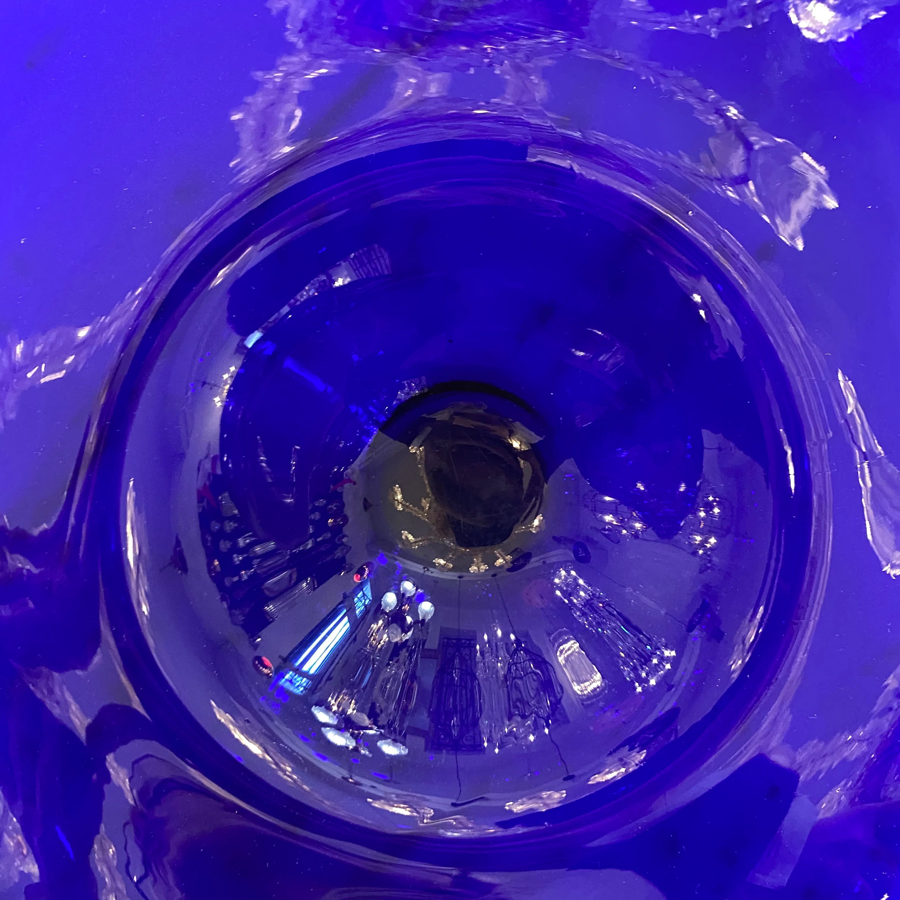 Cobalt Blue Glass Bowl