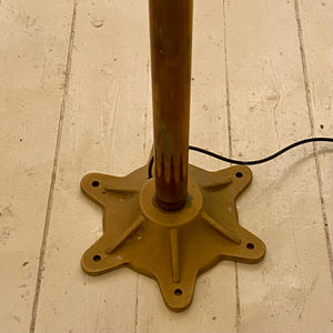 Vintage Brass & Copper Nautical Standing Lamp
