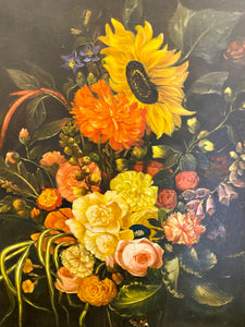 Beautiful Oil Painting of Flowers