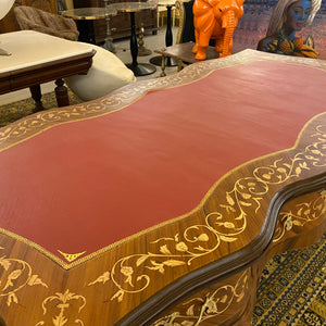 French Style Inlaid Desk with Brass Casting