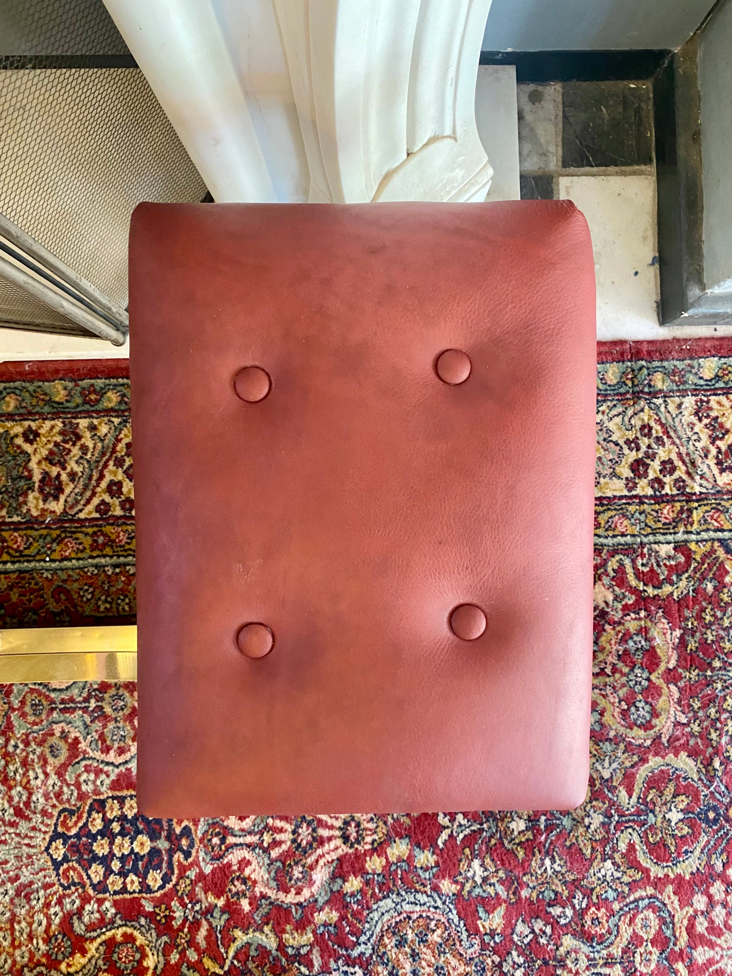Antique Fire Guard with Leather Seats