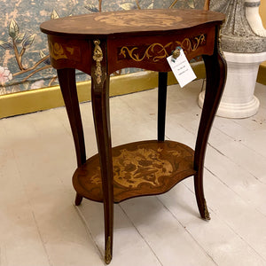 French Style Inlaid Pedestal - SOLD