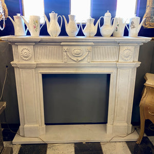 Beautiful Classic Marble Fireplace - SOLD
