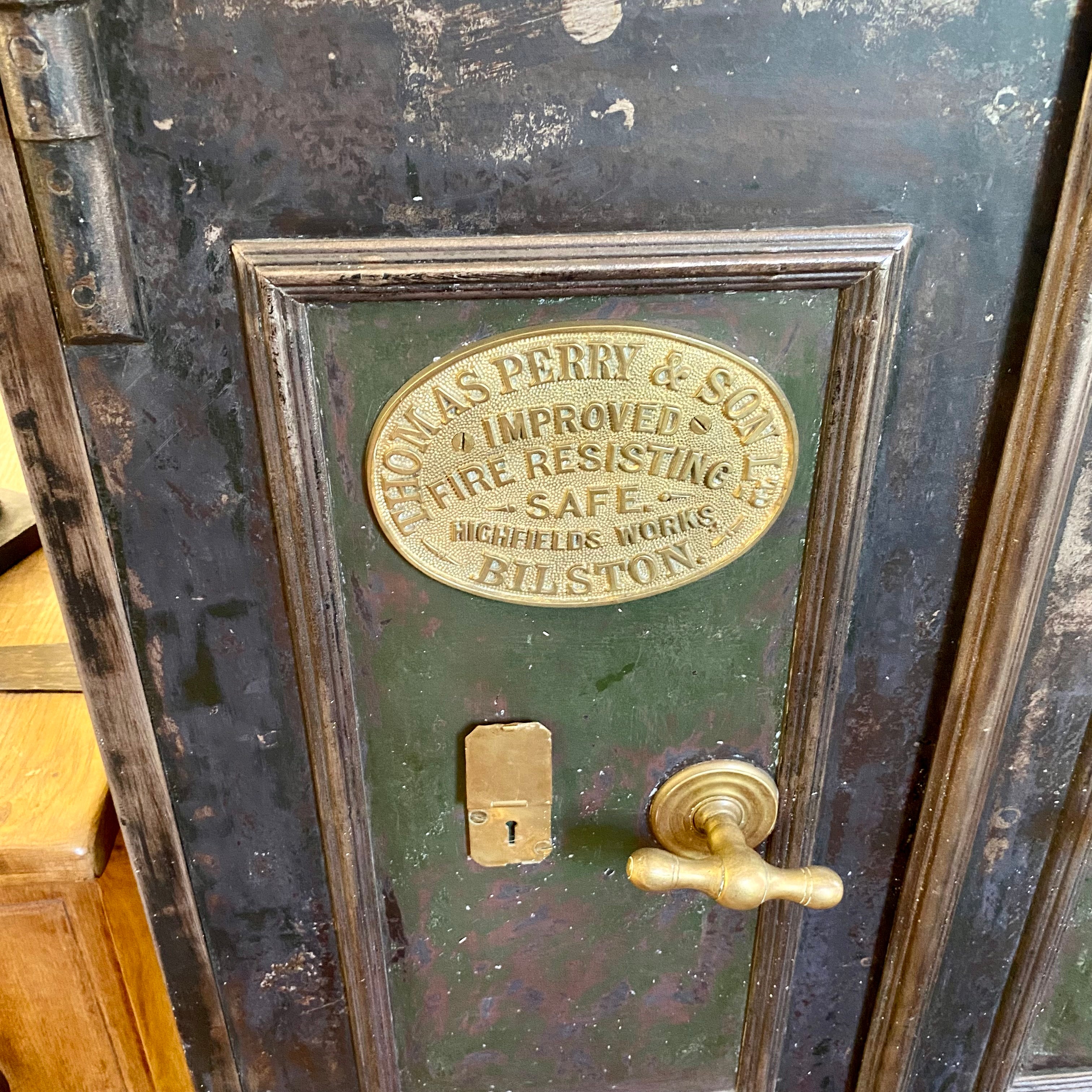 Very Rare and Special Double Door Safe by Thomas Perry and Sons