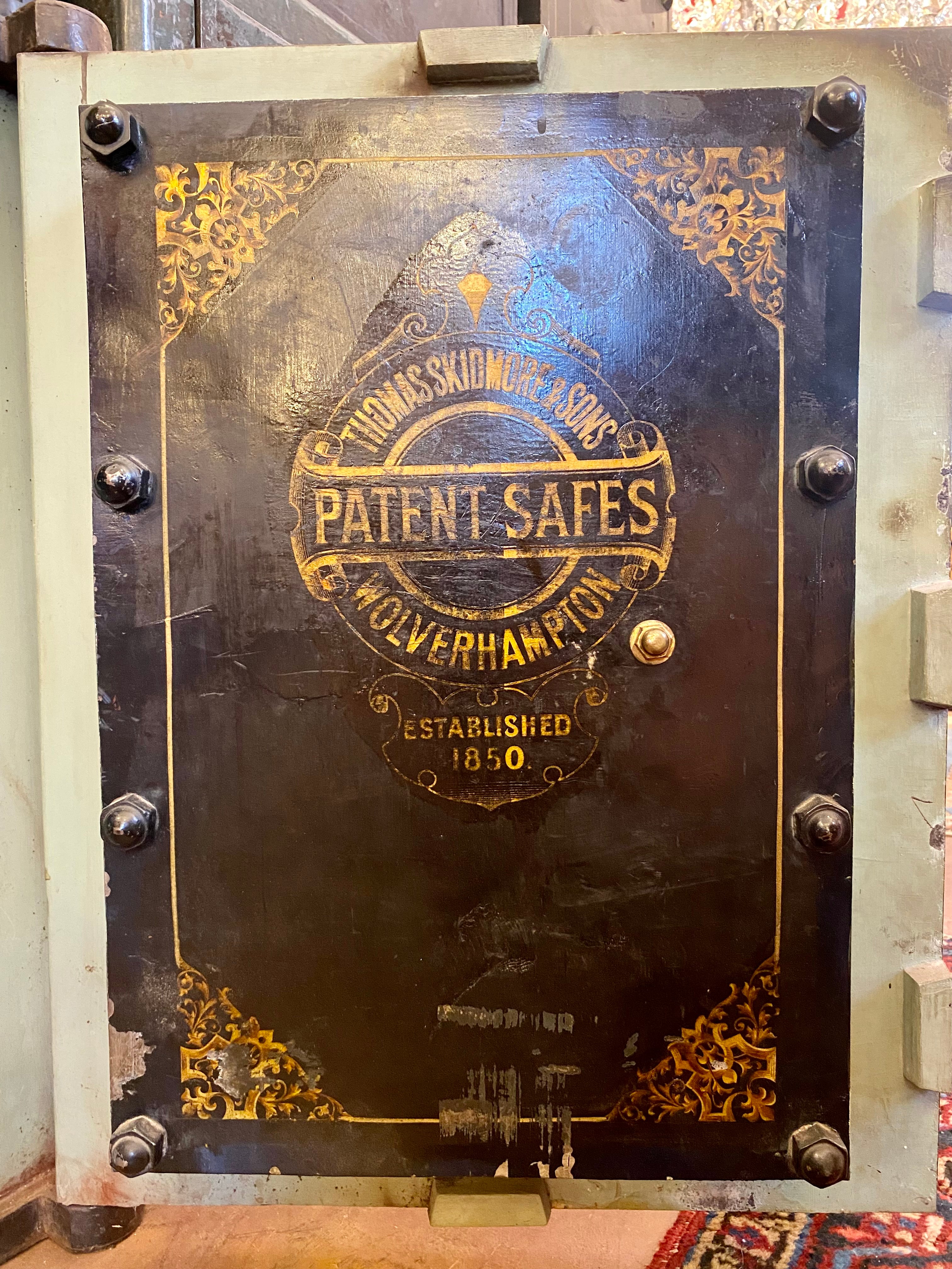 Rare! Antique "Thomas Skidmore and Sons" Safe - SOLD