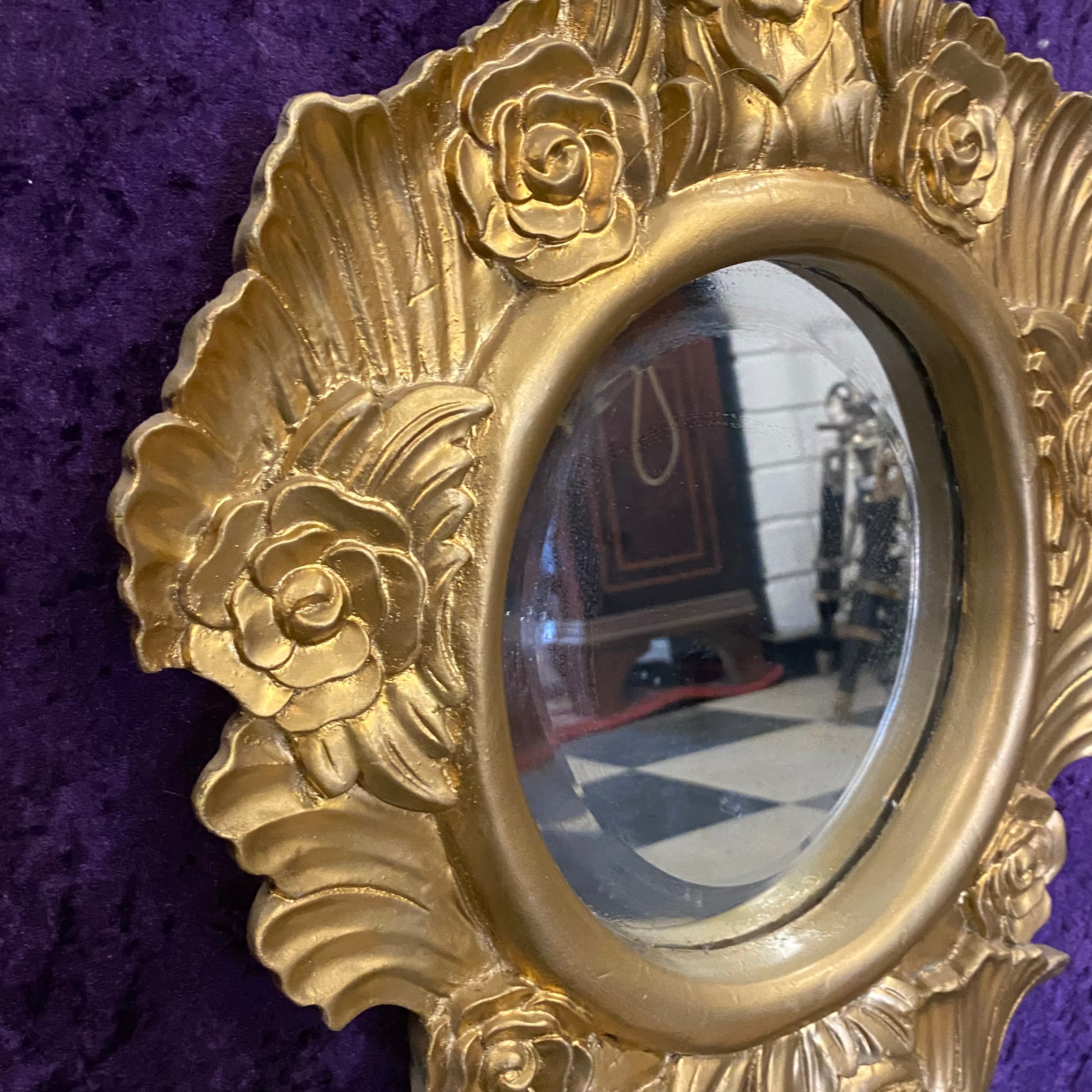 Small French Style Gold Mirror